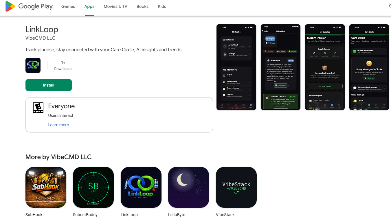 VibeCMD on Google Play